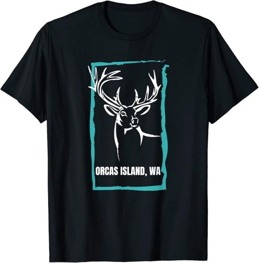 Orcas Island, WA Wild Deer Hunting Buck-Hunter Wildlife T-Shirt